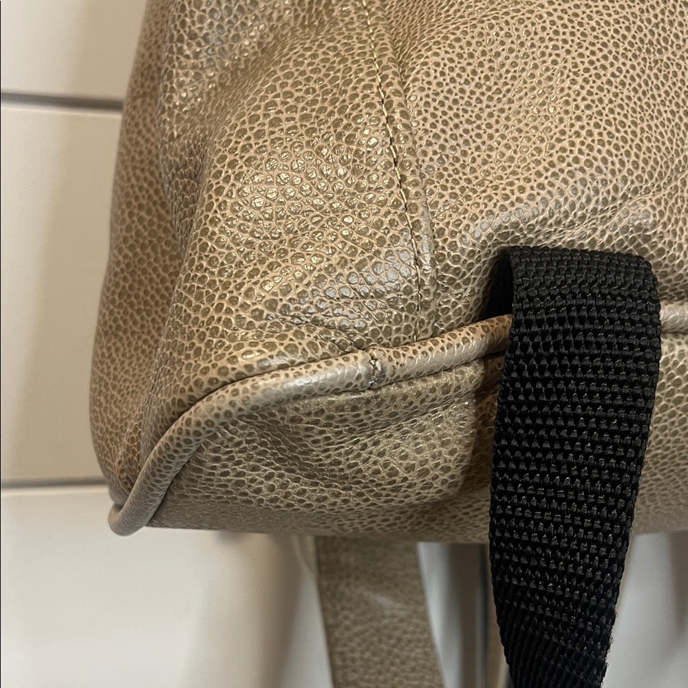 Fringe Pebble Leather Backpack - image 5